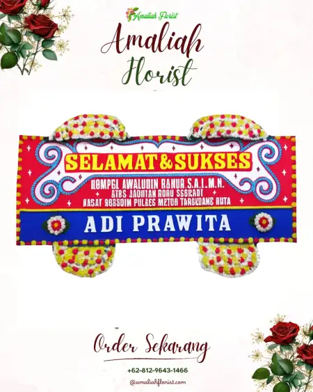 Papan Bunga Ucapan Selamat Sijenjang